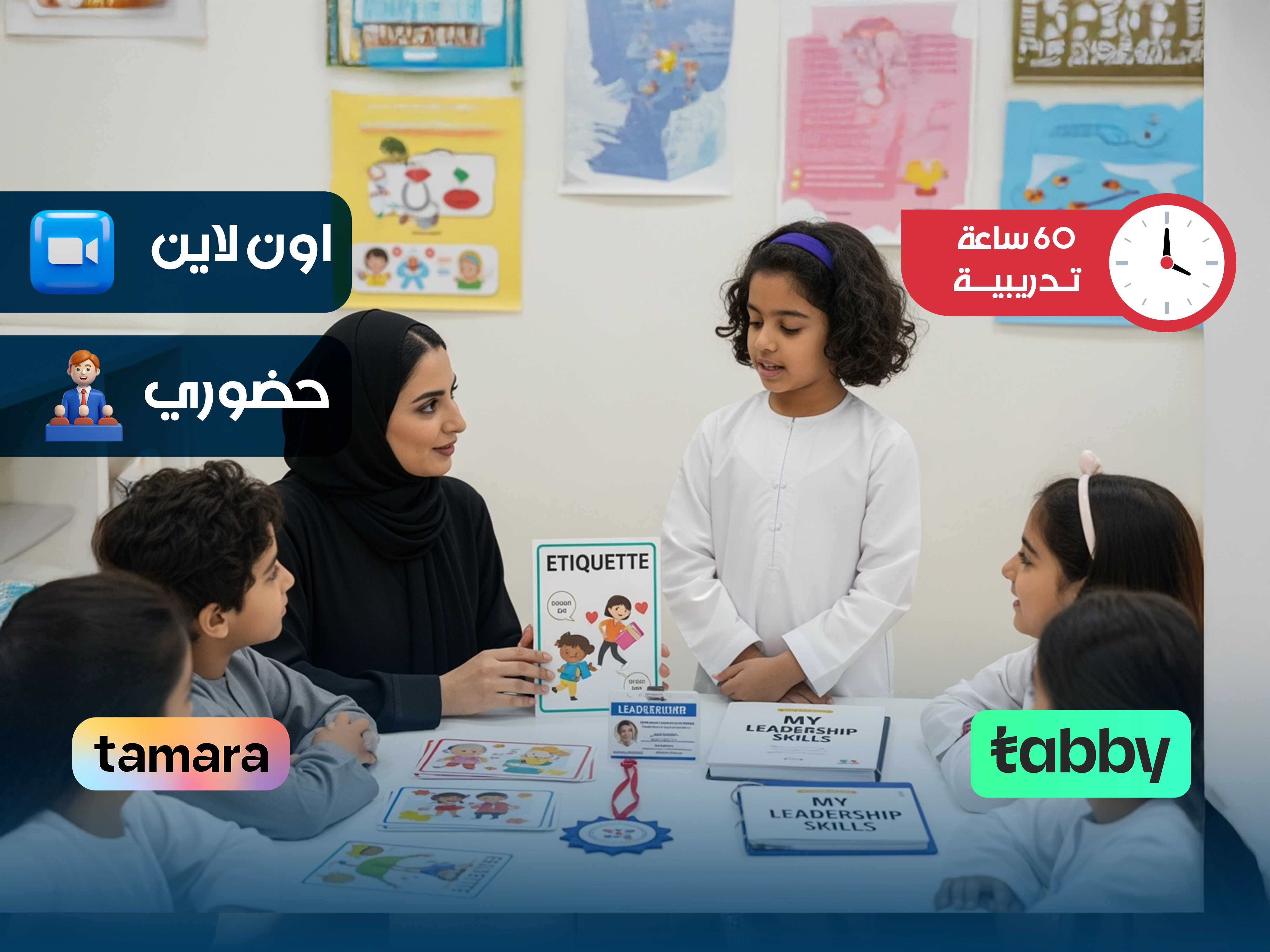 الدبلوم التدريبي في الإتيكيت وتدريب الأطفال على القيادة